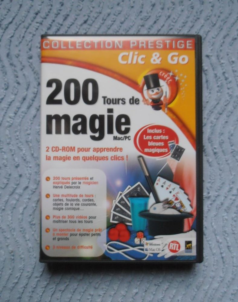 CD jeu Mac/PC 200 tours de magie NEUF
2 Aubin (12)