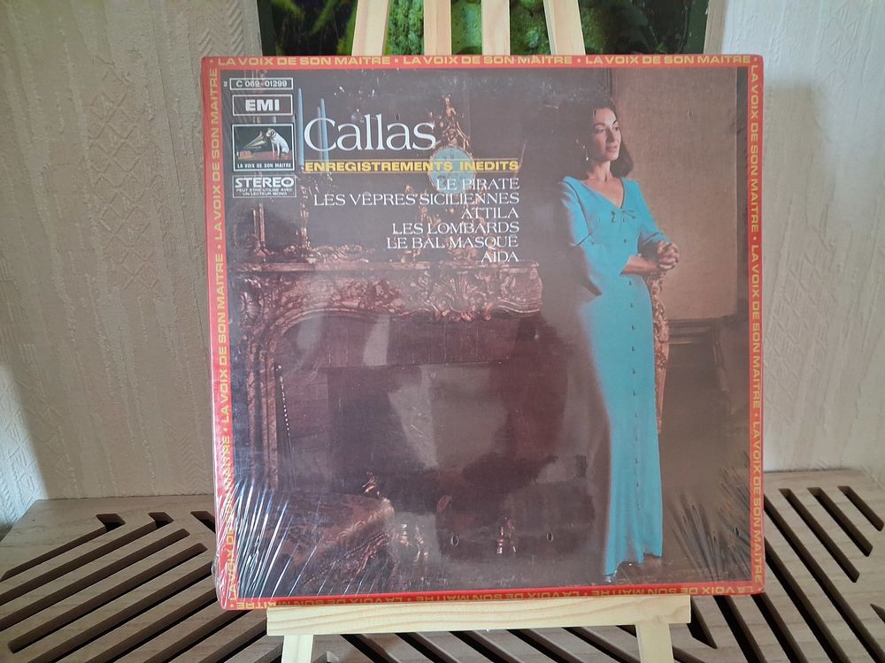 LP 33 TOURS Maria Callas 
Enregistrements Inedits  
7 Blanquefort (33)