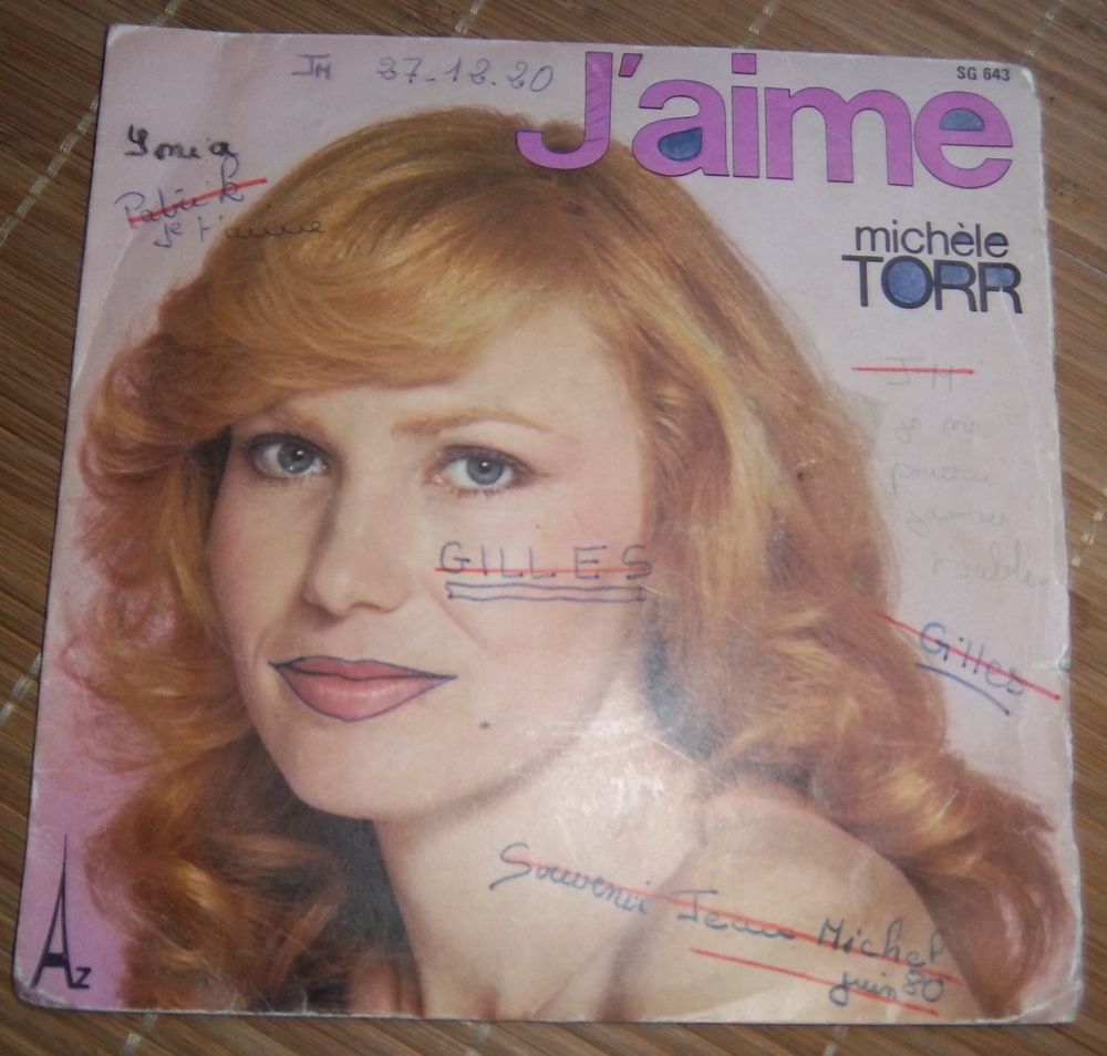 45 tours Michele Torr j'aime couleurs 1 Colombier-Fontaine (25)