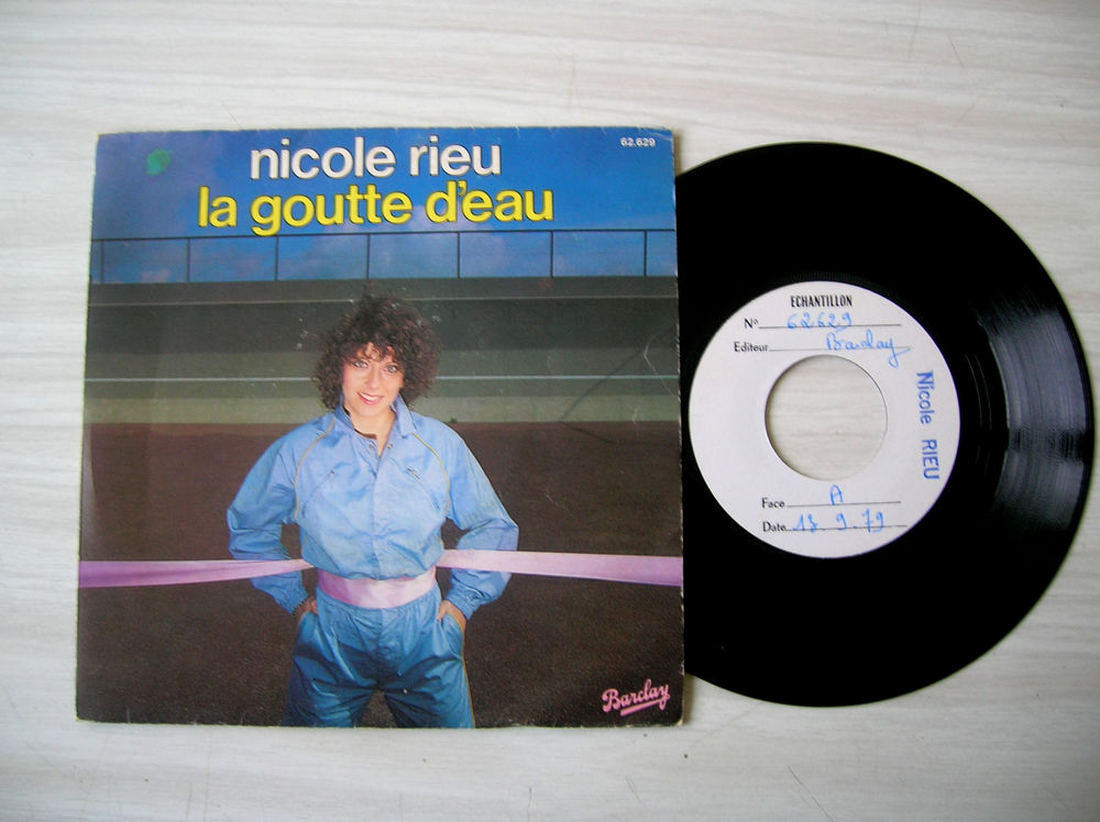 45 Tours NICOLE RIEU La Goutte D'Eau (Test Pressing) 20 Nantes (44)