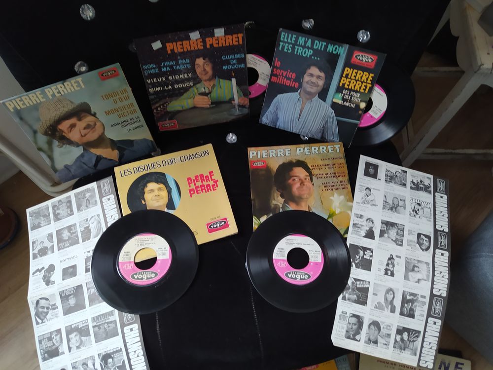 45 TOURS PIERRE PERRET. 8 Gilette (06)