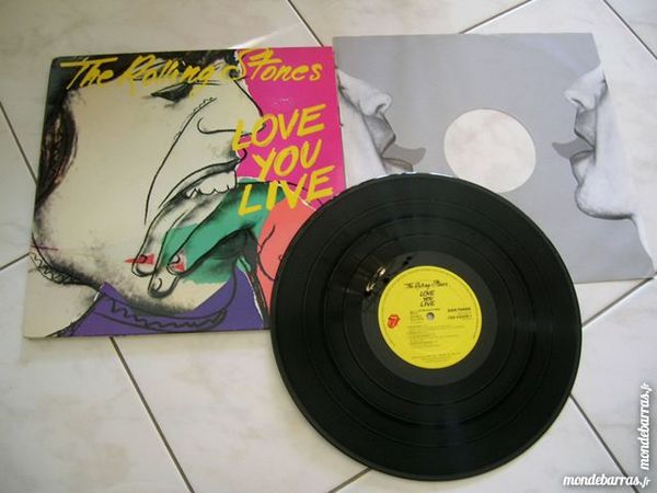33 TOURS THE ROLLING STONES Love You Live - 2 LPS 47 Nantes (44)