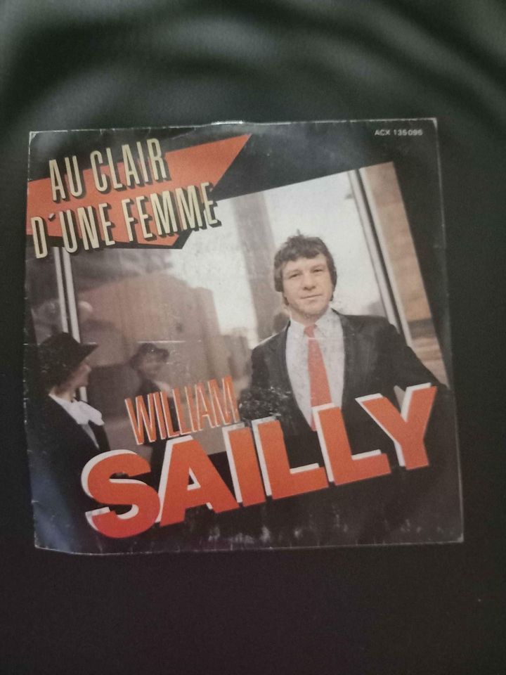 45 Tours William Sailly au clair d'une femme 1 La Fert�-sous-Jouarre (77)