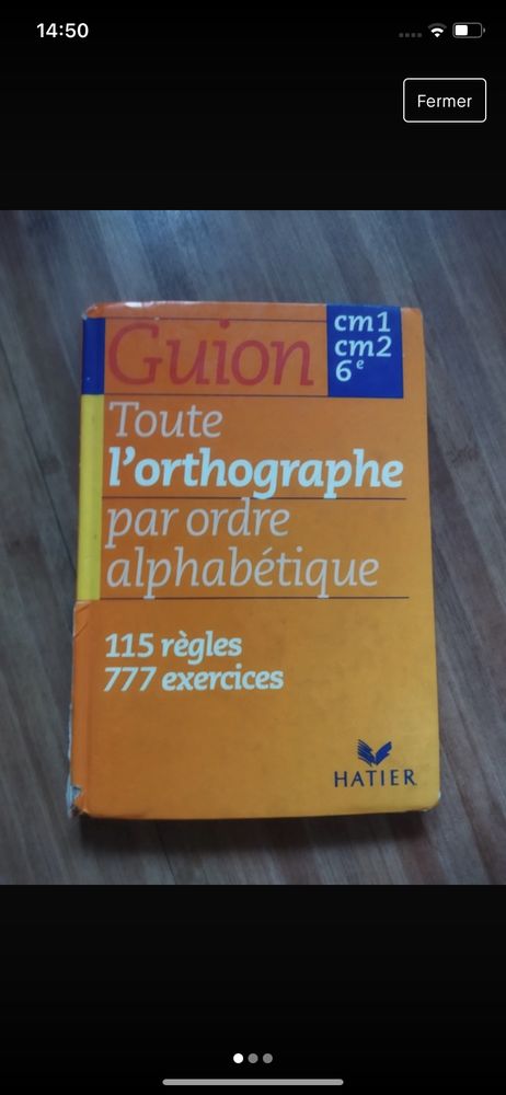 toute l?horographie cm1, vm2, 6�me 2 Garges-l�s-Gonesse (95)