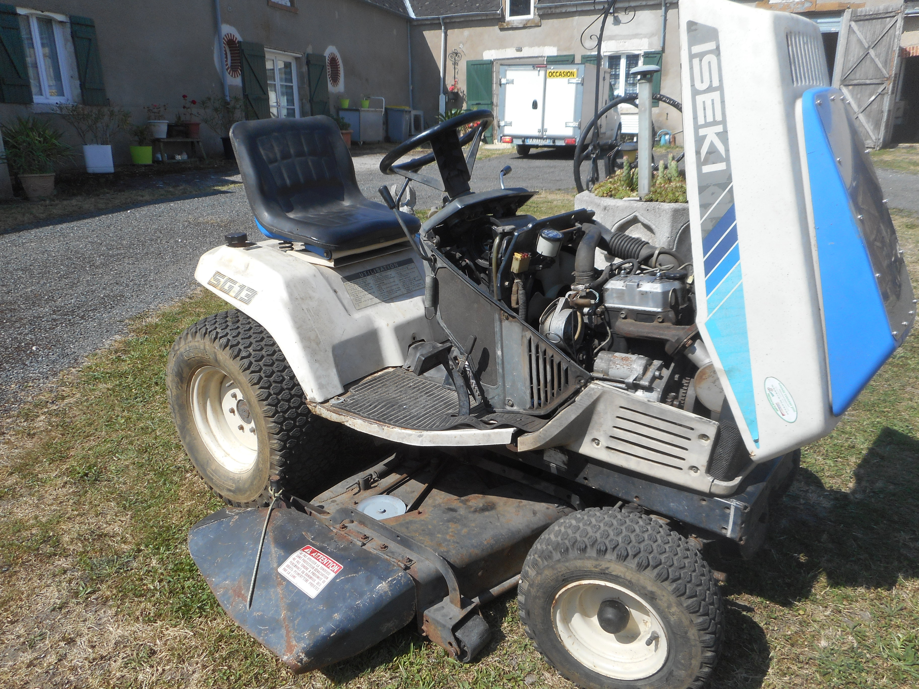 tracteur di�sel iseki sg 15 + barre de coupe 3 lame 2800 Saran (45)