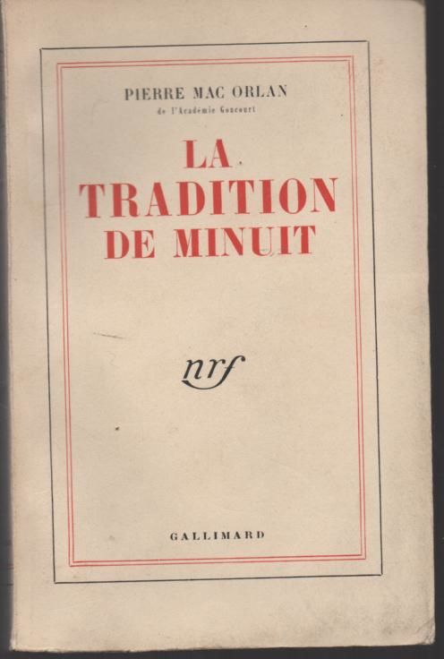   La tradition de minuit  de Pierre Mac Orlan 5 Montauban (82)