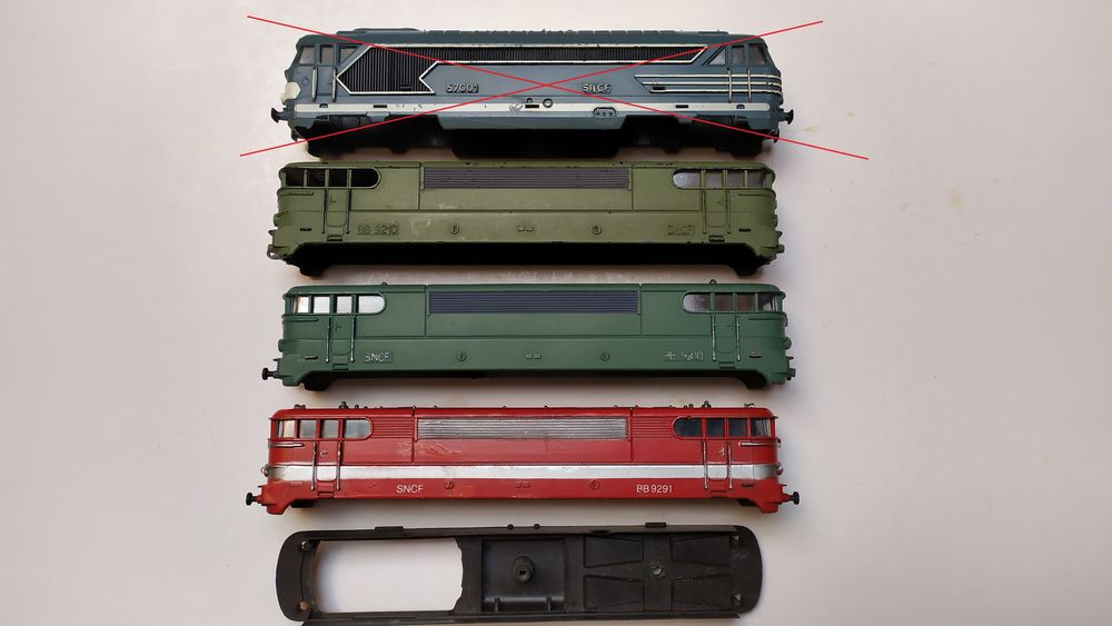 Train �lectrique : carrosseries de locomotive LIMA 3 Nantes (44)