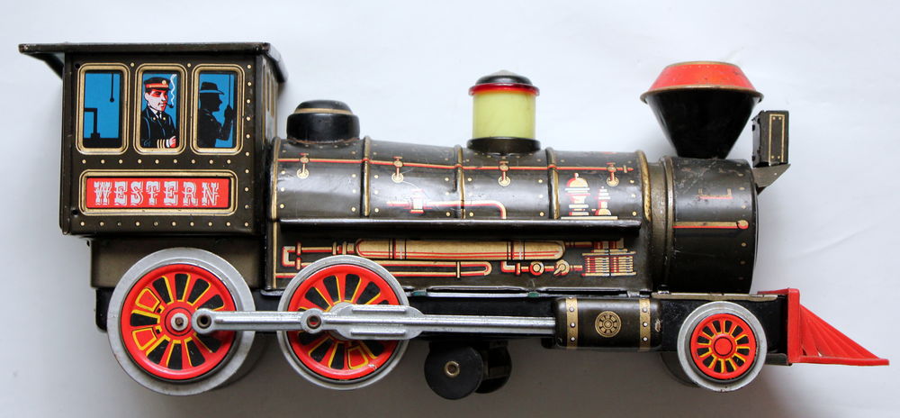 Train locomotive t�le. MODERN TOYS TRADE MARK TOYS  Western. 70 Issy-les-Moulineaux (92)