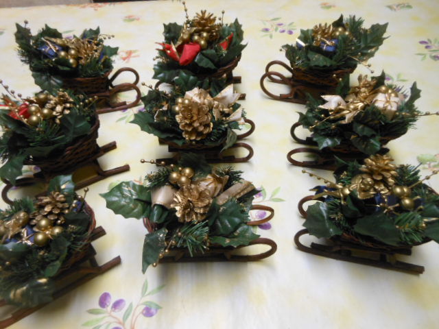 traineau pour decoration de No�l pa72 1 Gr�zieu-la-Varenne (69)