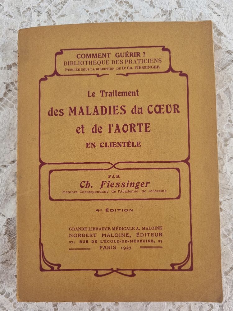 Le traitement des Maladies du C?ur et de l'Aorte 1927 45 B�ziers (34)