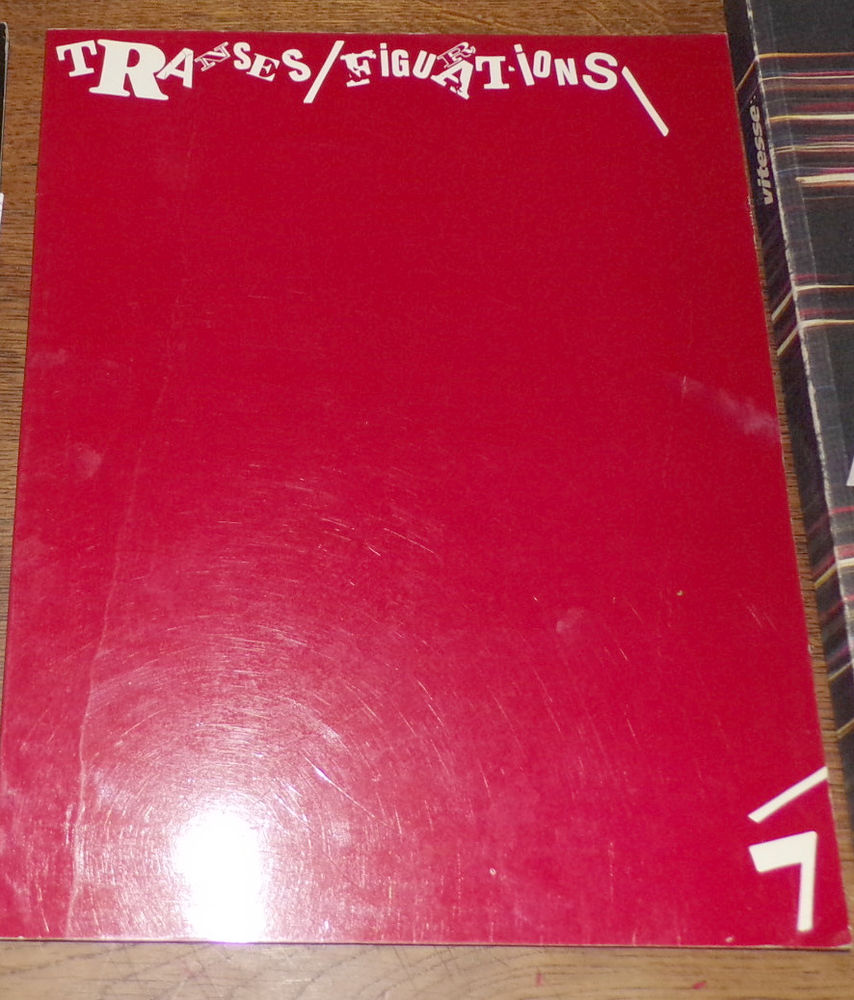 Trans-figurations janvier  1989 centre d' art contemporain P 4 Laval (53)