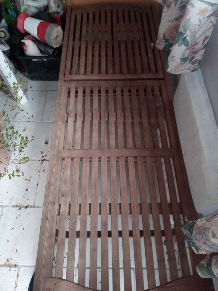 Transat en bois accacia dossier relevable 70 Villenauxe-la-Grande (10)