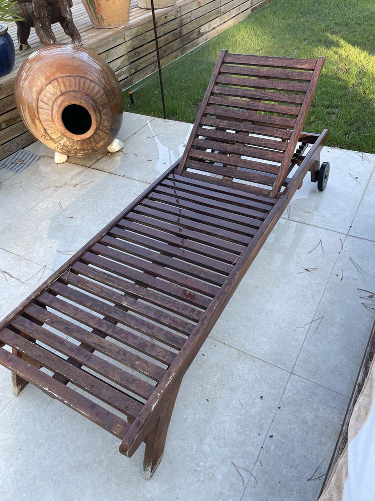 2 transat en bois avec roulettes 160 Antibes (06)