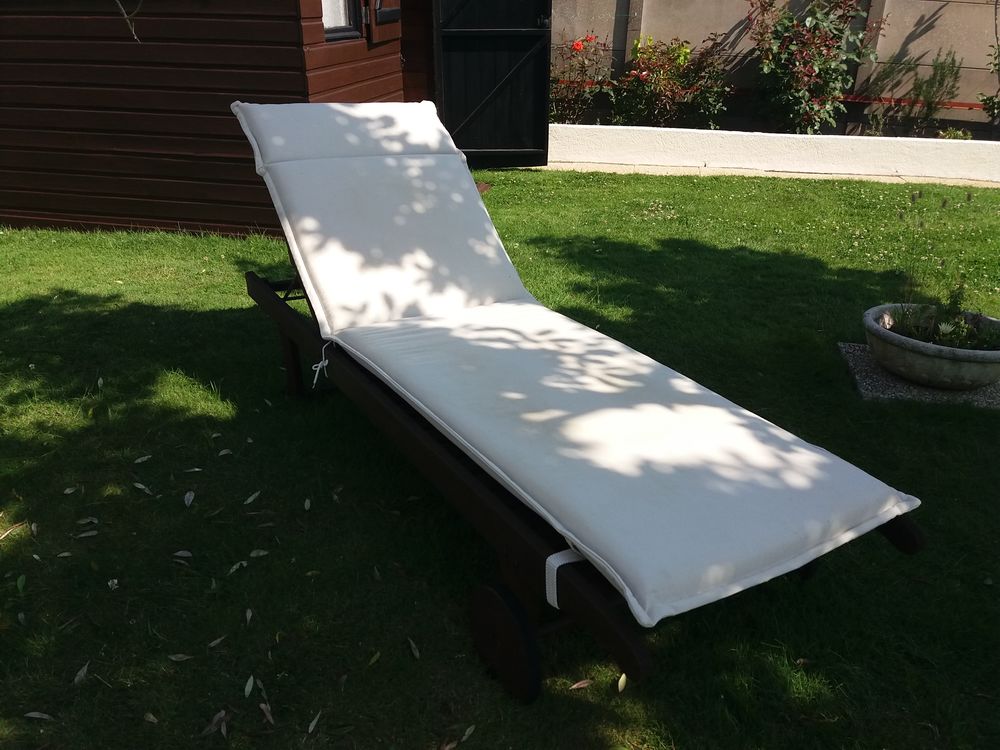 Transat bois avec coussin 130 Pr�failles (44)