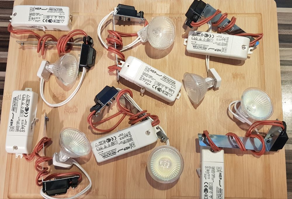 6 Transformateurs HEP 10-60W + ampoules halog�ne pour spot 20 Montrouge (92)