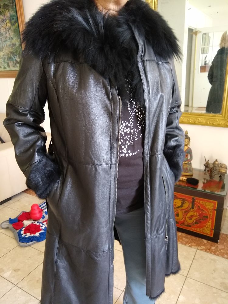 TRENCH CUIR NOIR K-YEN 200 Verneuil-sur-Seine (78)