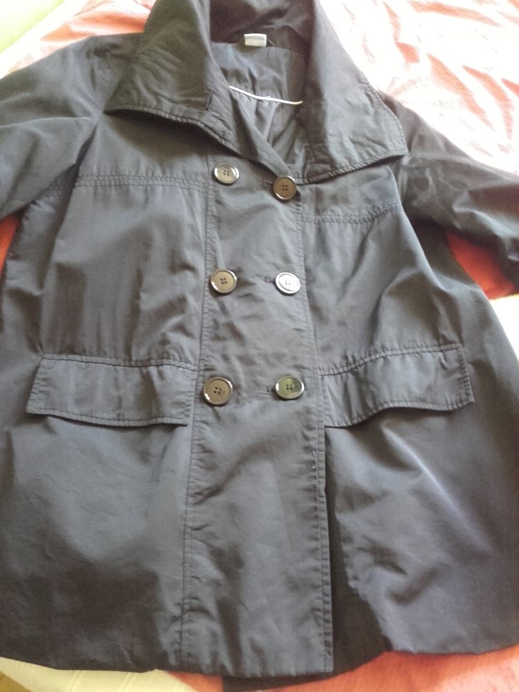 Trench femme  3/4 noir T 40-42 8 Troyes (10)