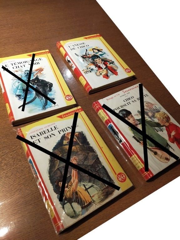 Tr�s anciens livres enfants Rouge & Or (souveraine)
2 Mirecourt (88)