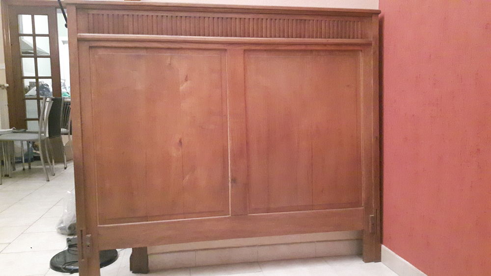 tr�s beau lit ancien avec sommier � lattes 150 Maulde (59)