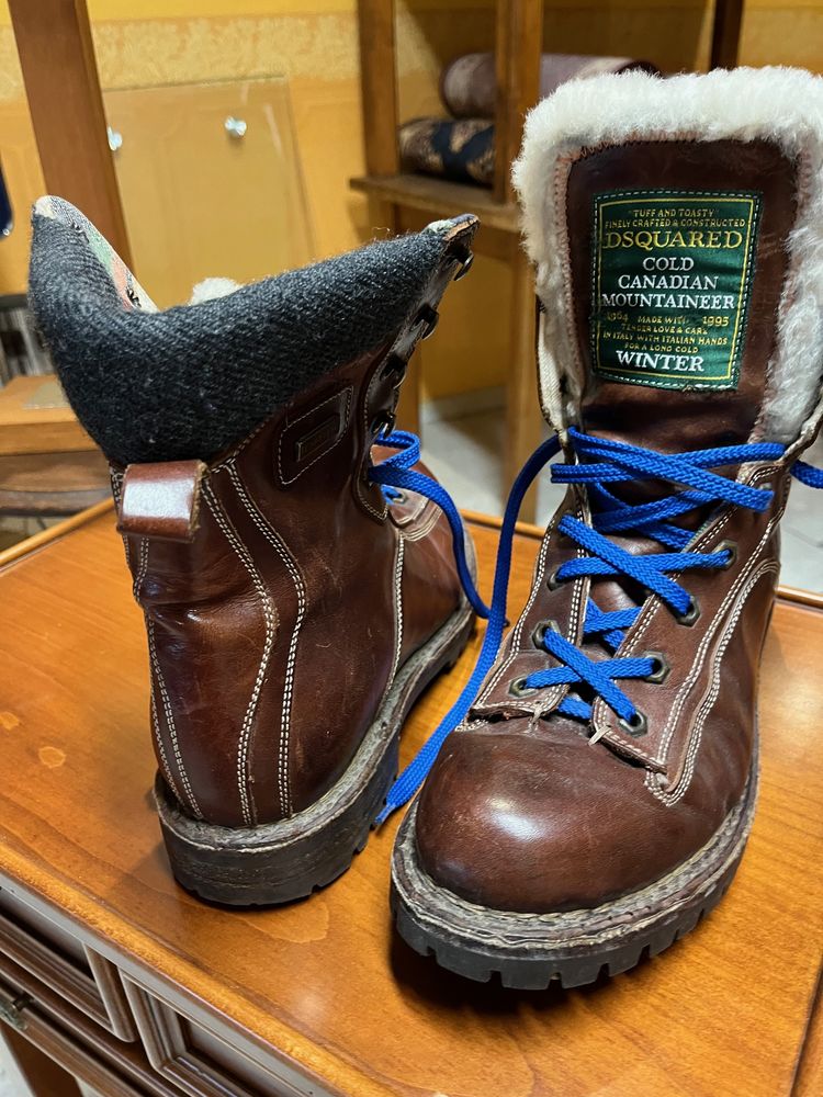 Tr�s beau Brodequin Cuir rouge GEGUARED taille 43 75 Decazeville (12)