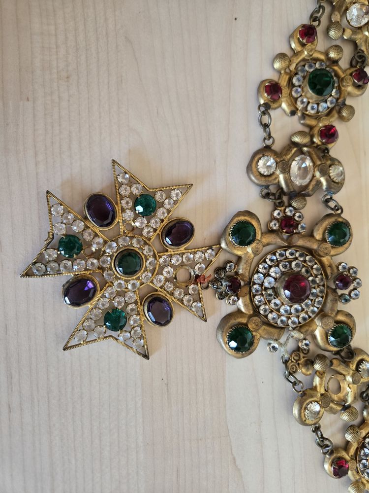 Tr�s beau collier vintage ann�e 30 60 Reugny (37)