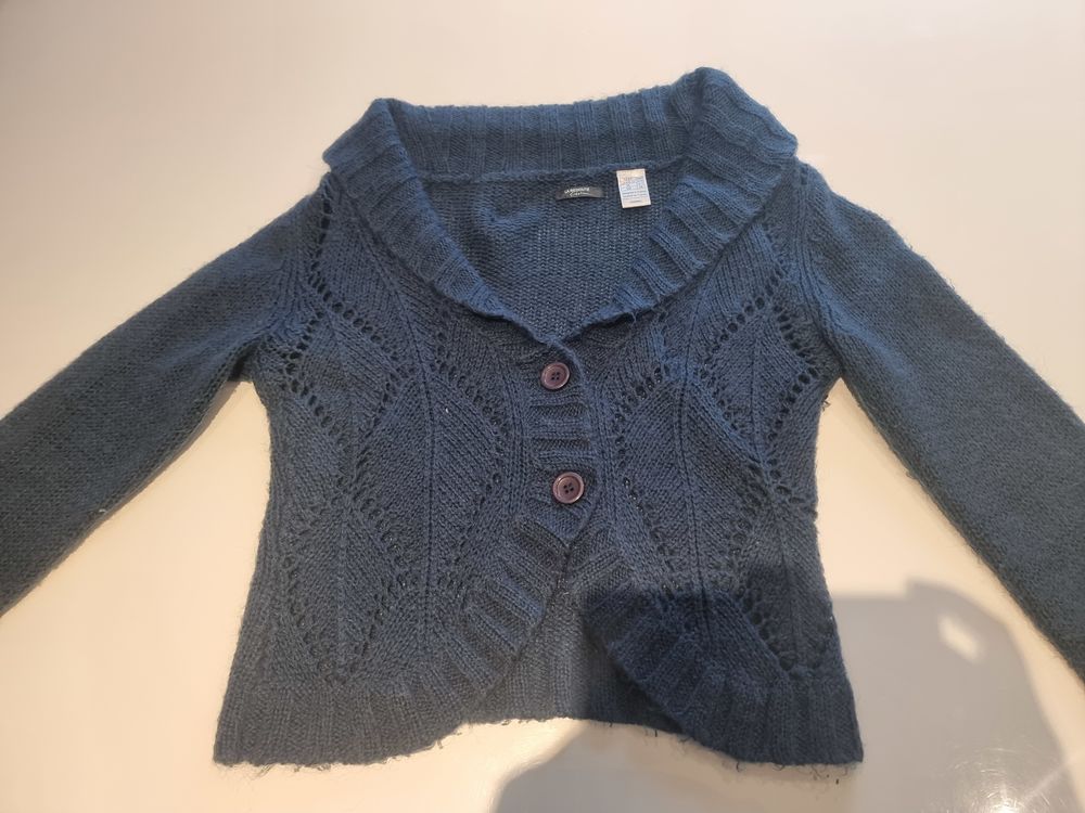 Tr�s beau gilet cardigan - bleu - T38/40  LA REDOUTE  4 Marolles-sur-Seine (77)