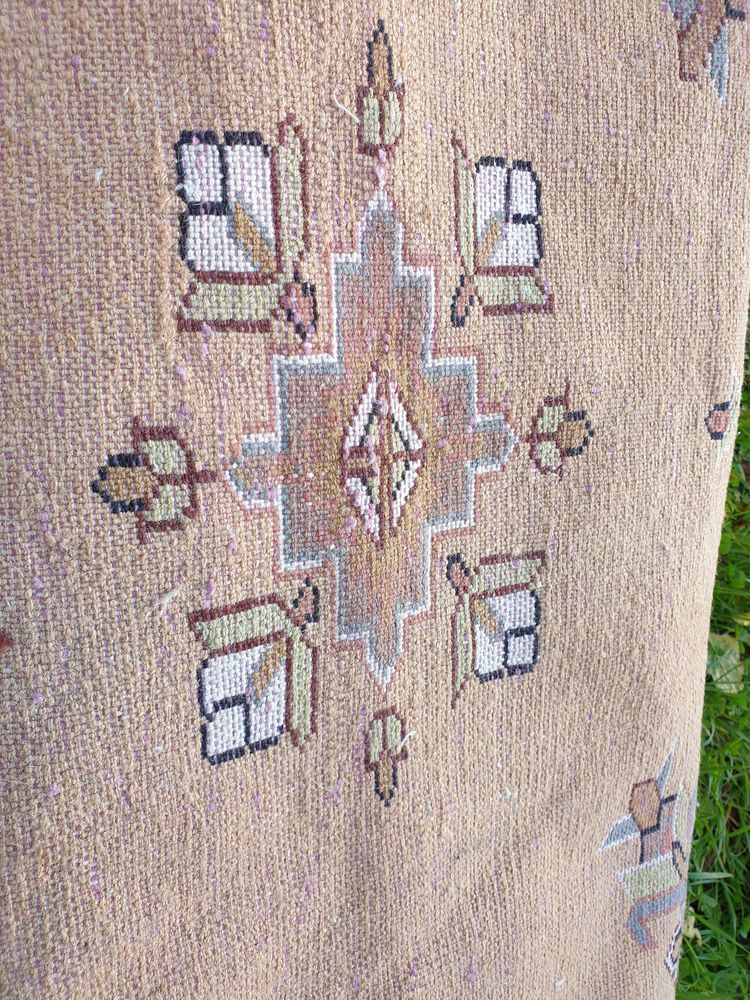 Tr�s Beau Grand Tapis Origine ORIENT Laine et Soie N� 558613 750 Viarmes (95)