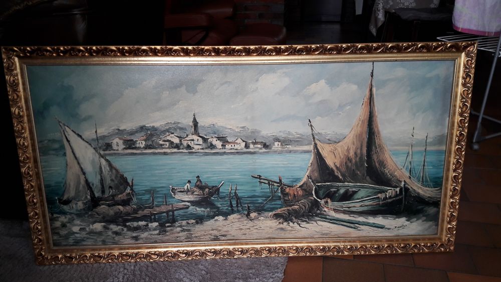 Tr�s beau grand tableau 50 Fromont (77)