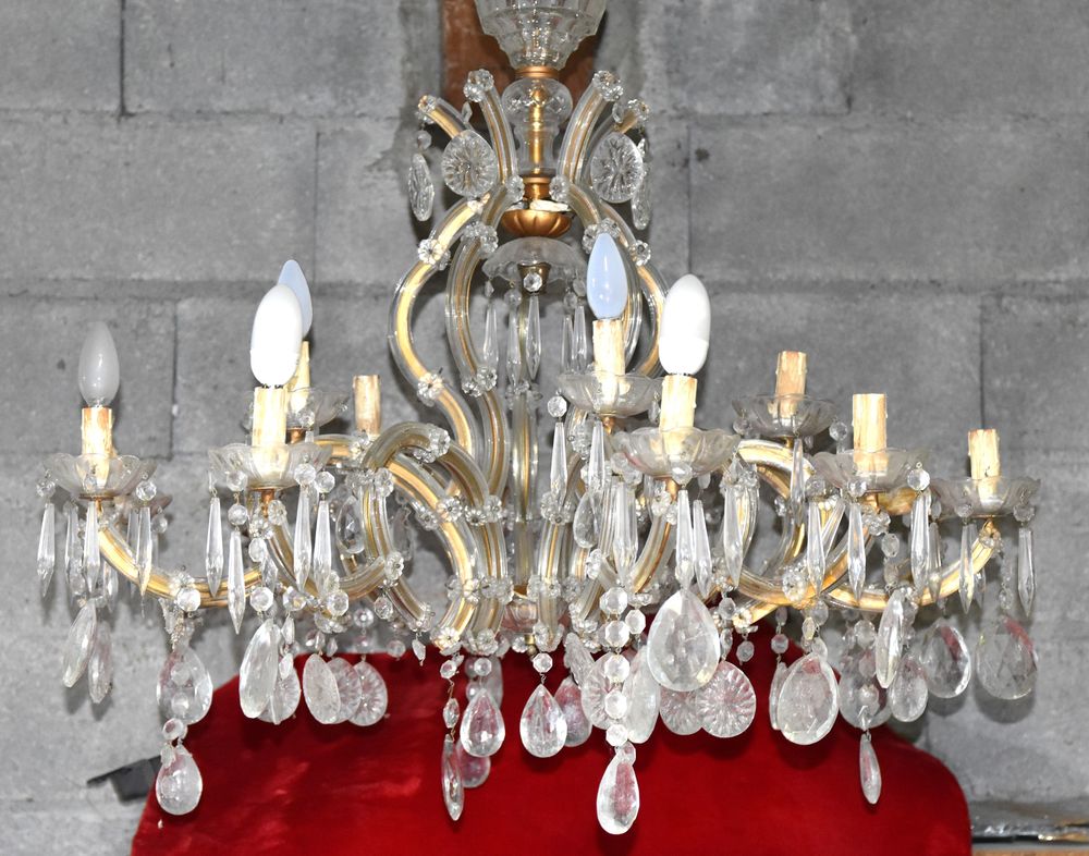 Tr�s beau Lustre de style 15 Lampes ? 10 Branches - 120 Pau (64)