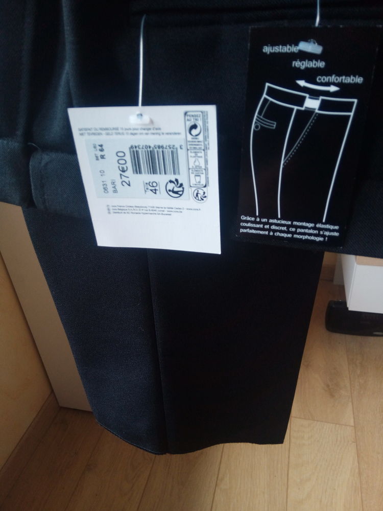 Tr�s beau pantalon de ville couleur noir 0 Petite Synthe (59)