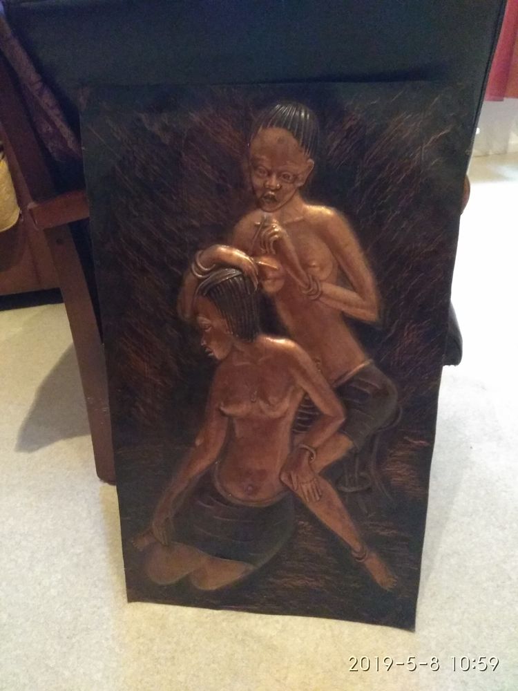 Tr�s beau tableau africain 10 Ivry-sur-Seine (94)