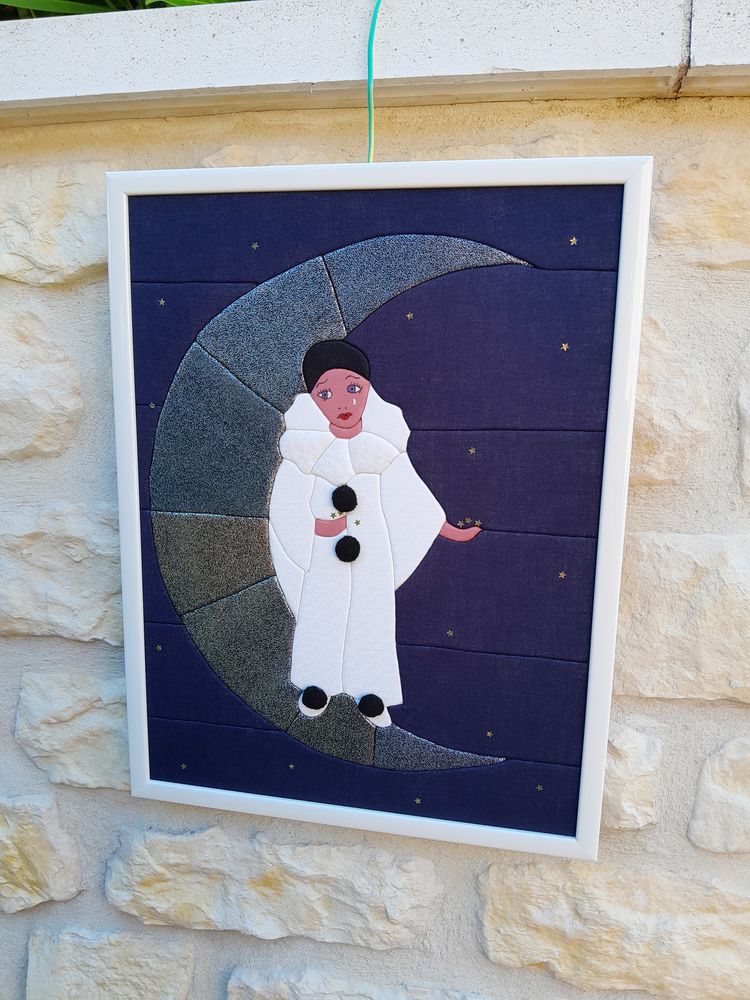 Tr�s beau tableau Fabrication artisanal en tissu . 0 Saint-Yrieix-sur-Charente (16)