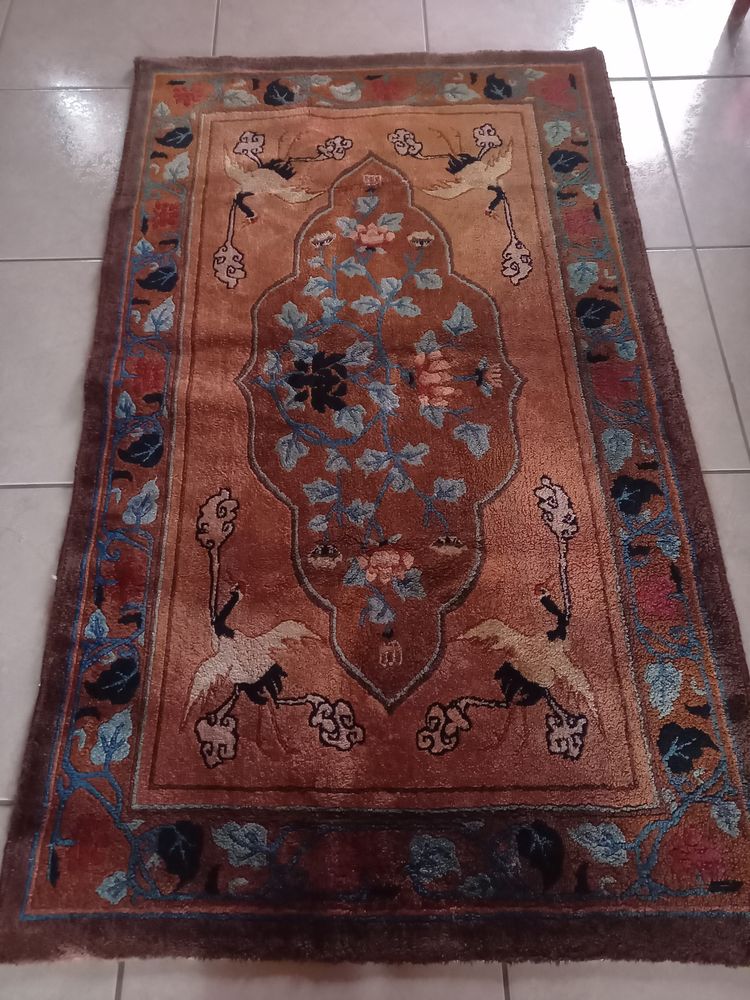 Tr�s beau tapis en soie style asiatique 0 Thanvill� (67)