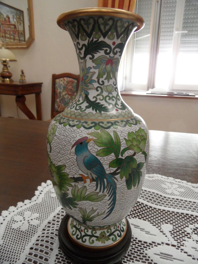 TRES BEAU VASE EN CLOISONE 45 Givors (69)