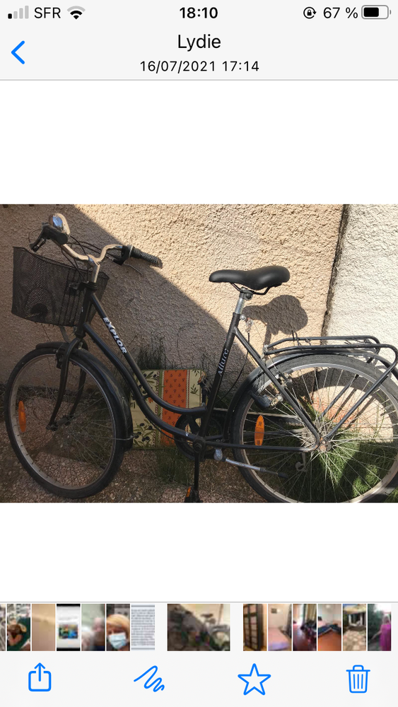 tr�s beau v�lo noir 45 Torreilles (66)