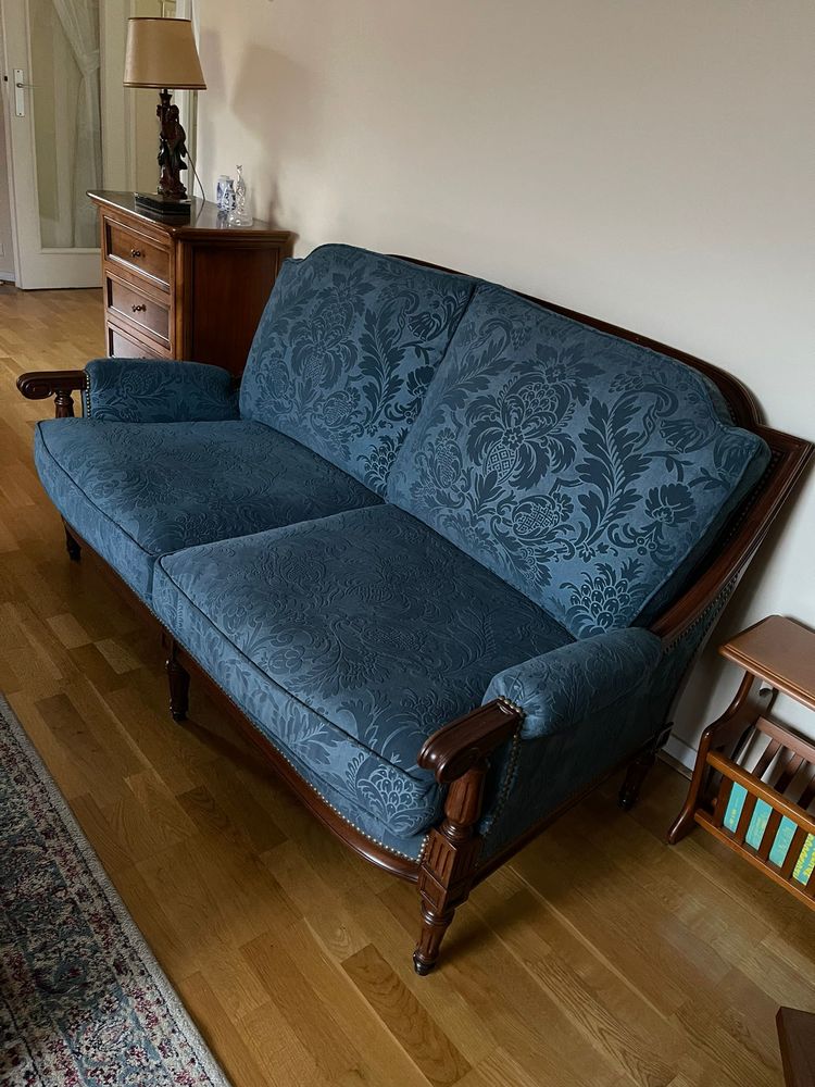 tr�s beaux canap� bois, tissus 500 Joinville-le-Pont (94)