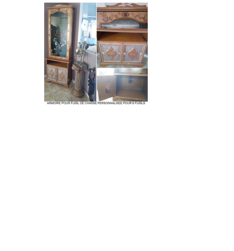 TRES BELLE ARMOIRE POUR 6 FUSILS . 250 Munster (57)