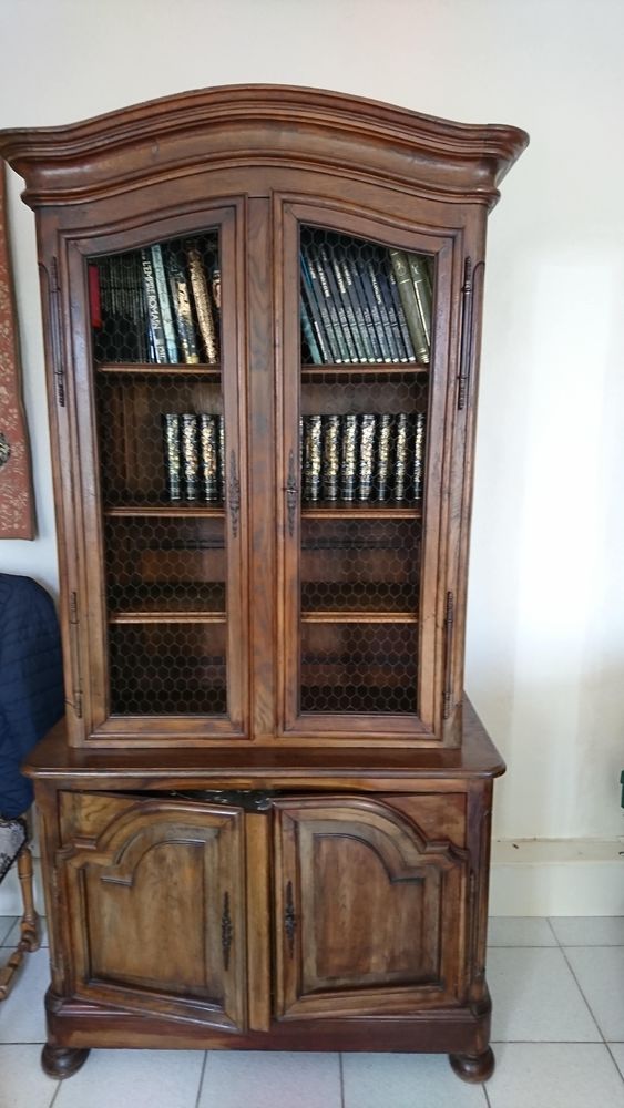 tr�s belle biblioth�que en ch�ne 450 Agon-Coutainville (50)