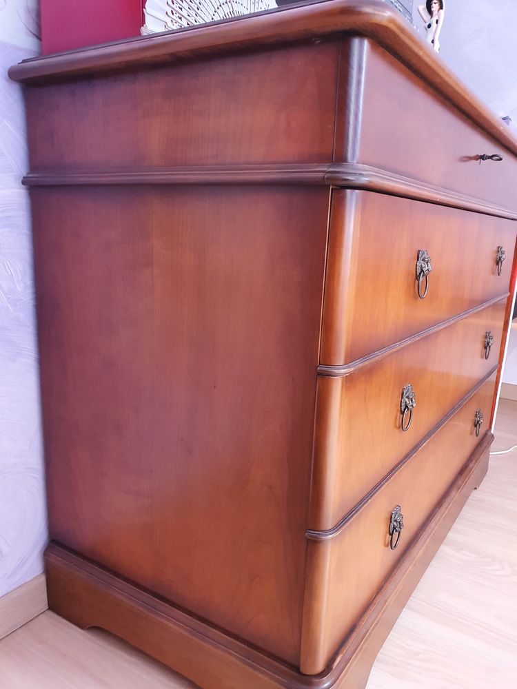 tr�s belle commode style Louis Philippe merisier 250 Maintenon (28)