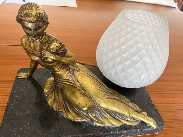 Tr�s belle paire de lampes Art d�co 0 Montcorbon (45)