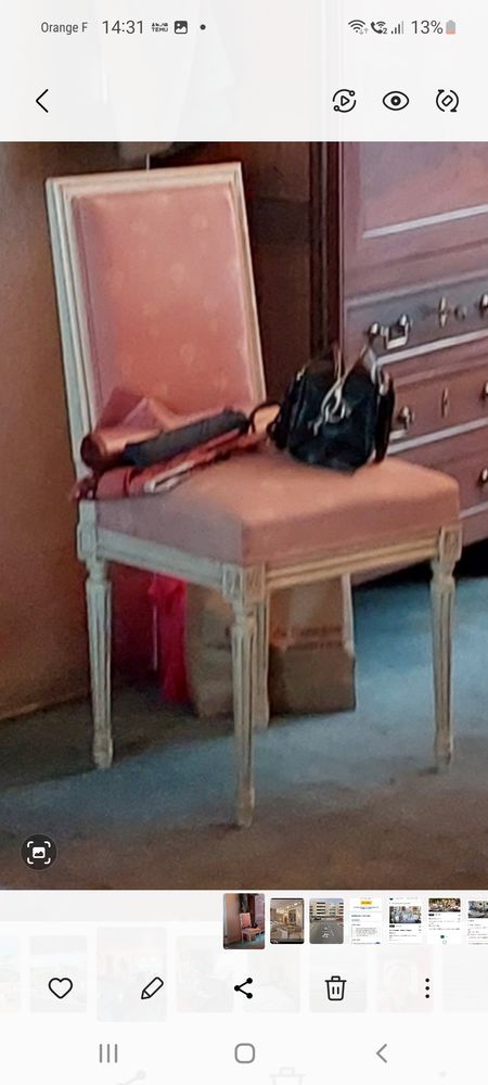 6 tr�s belles chaises Louis XVI patin�es 150 Marseille 9 (13)