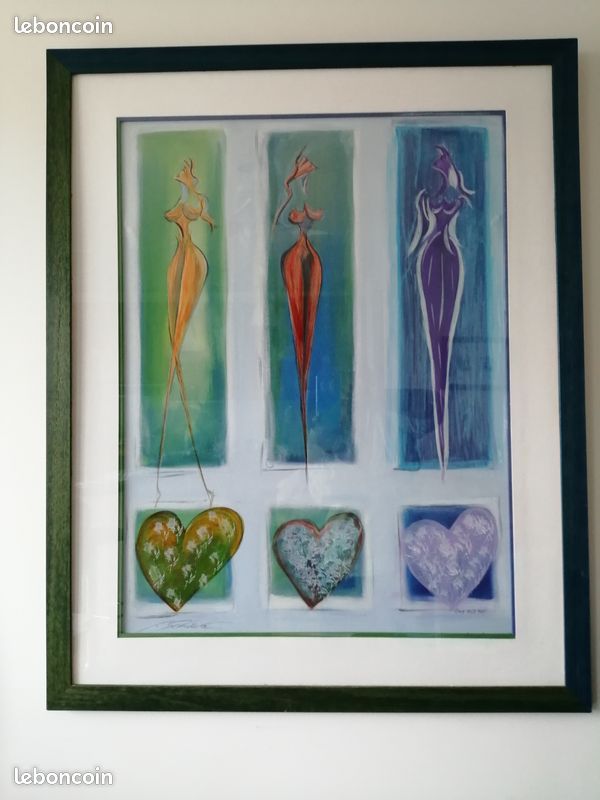 Tr�s grand Tableau _CADRE TBE 50 �pernon (28)