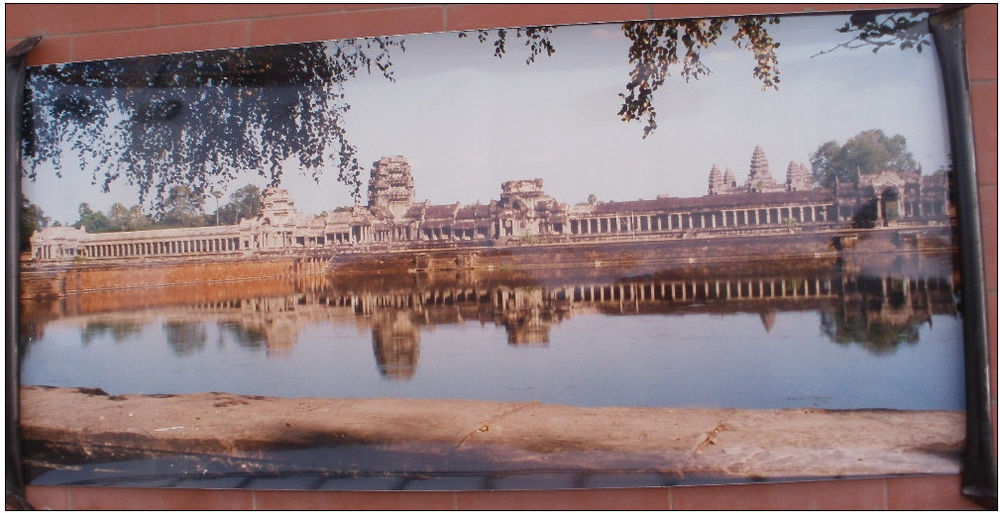 Très grande photo du temple d´Angkor au Cambodge -  75 cm 30 Montauban (82)