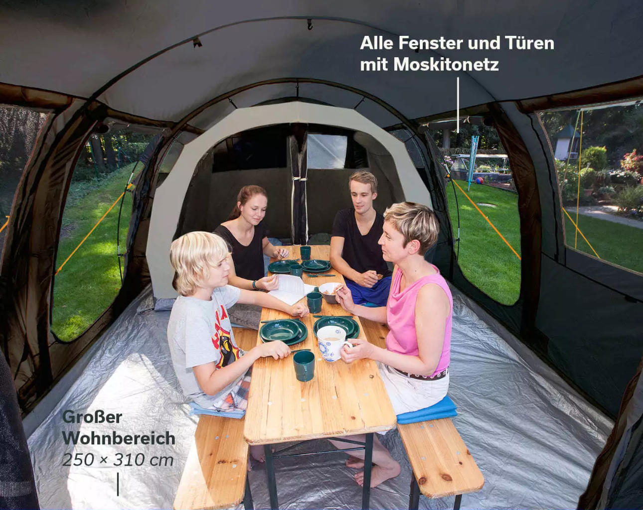 Tr�s grande tente GTLD 4/8 personnes 290 Poitiers (86)