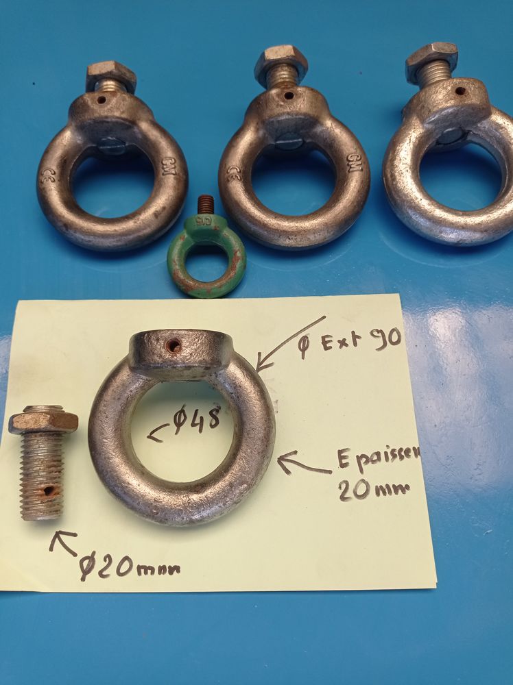 tr�s gros anneaux  de levage 10 Montreuil (93)