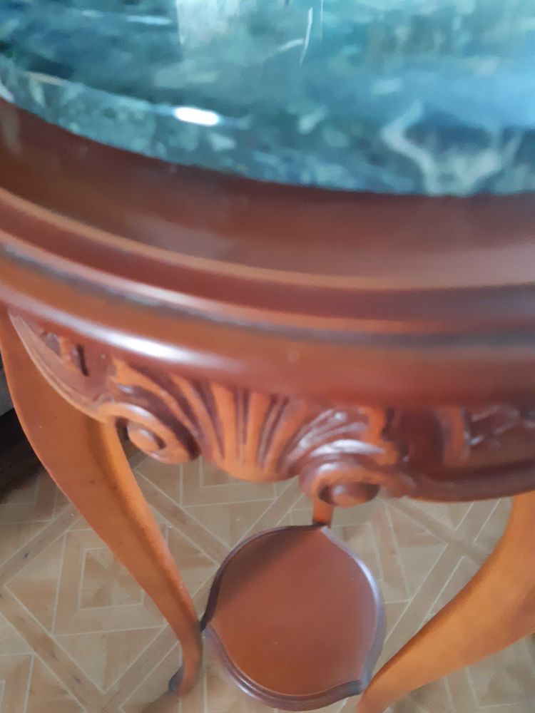 tr�s jolie console en merisier et marbre vert 130 Noisy-le-Grand (93)