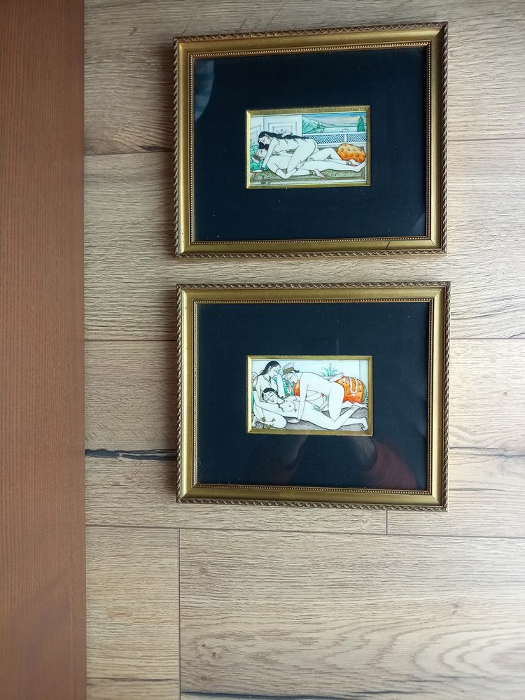 2 TRES JOLIES MINIATURES EROTIQUES NEPALAISES LE KAMASUTRA 230 Ivry-sur-Seine (94)