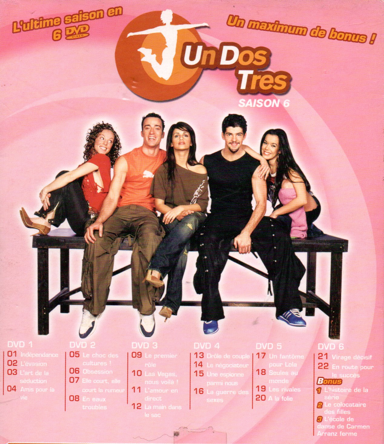 Un, Dos, Tres,    SAISON 6    6 dvd indissociables 10E 0 Pontoise (95)