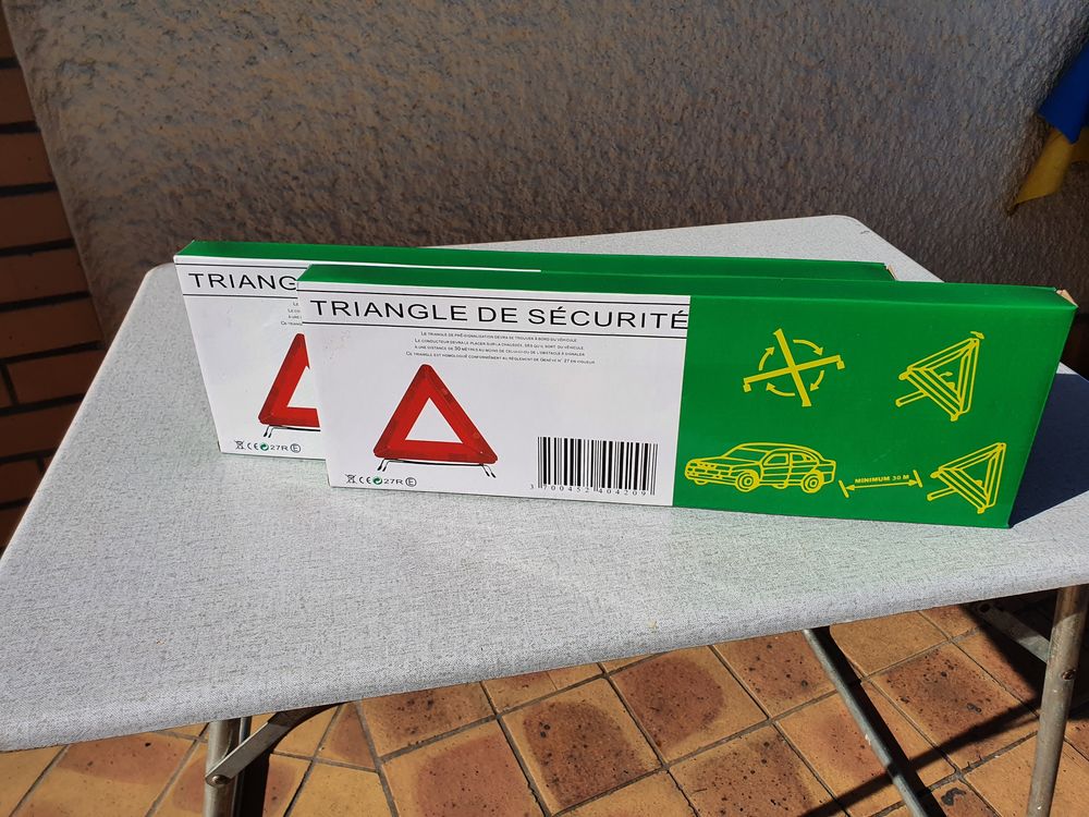 TRIANGLE AUTO - ARR�T - SIGNALISATION OBSTACLE 8 Blanzat (63)