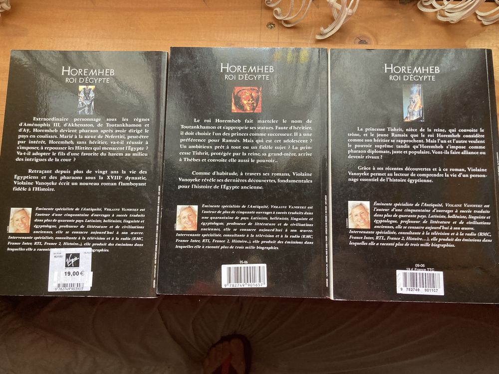 trilogie  HOREMHEB, roi d'EGYPTE  de Violaine Vanoyeke 15 Les �glisottes-et-Chalaures (33)
